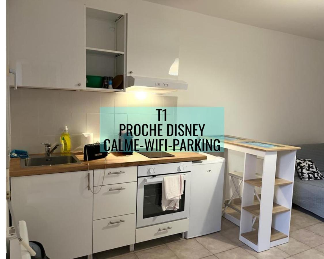 Superbe Studio Proche Disney Champs-Sur-Marne Zewnętrze zdjęcie